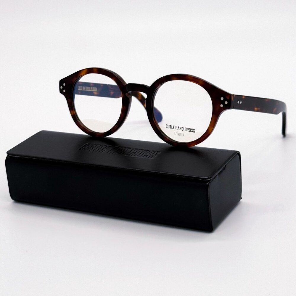 NEW CUTLER AND GROSS EYEGLASSES CG1291V2 002 HAVANA UNISEX EYEWEAR